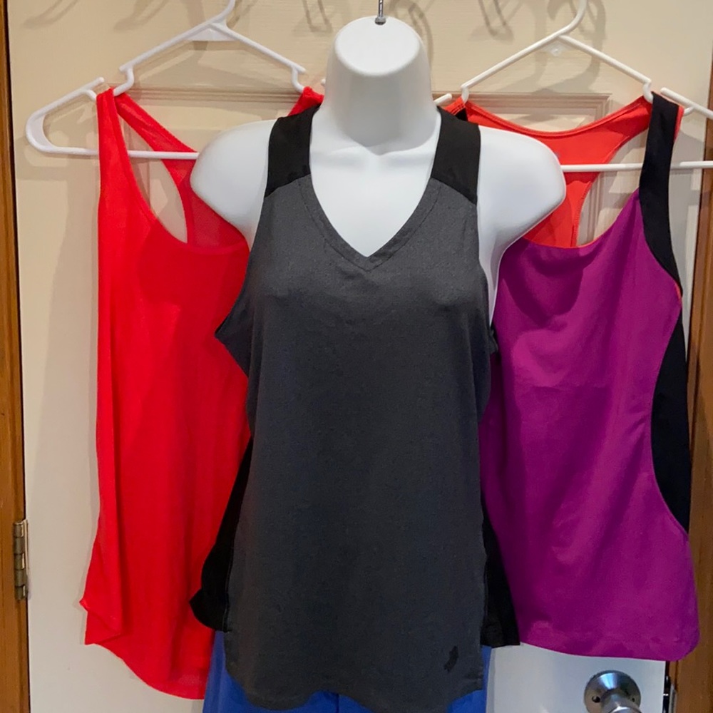 3 workout shirts